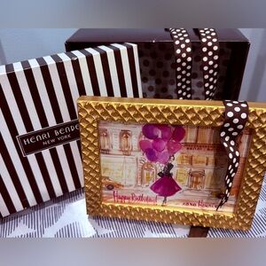 henri bendel “happy birthday “ card w/ box - tissue paper - etc